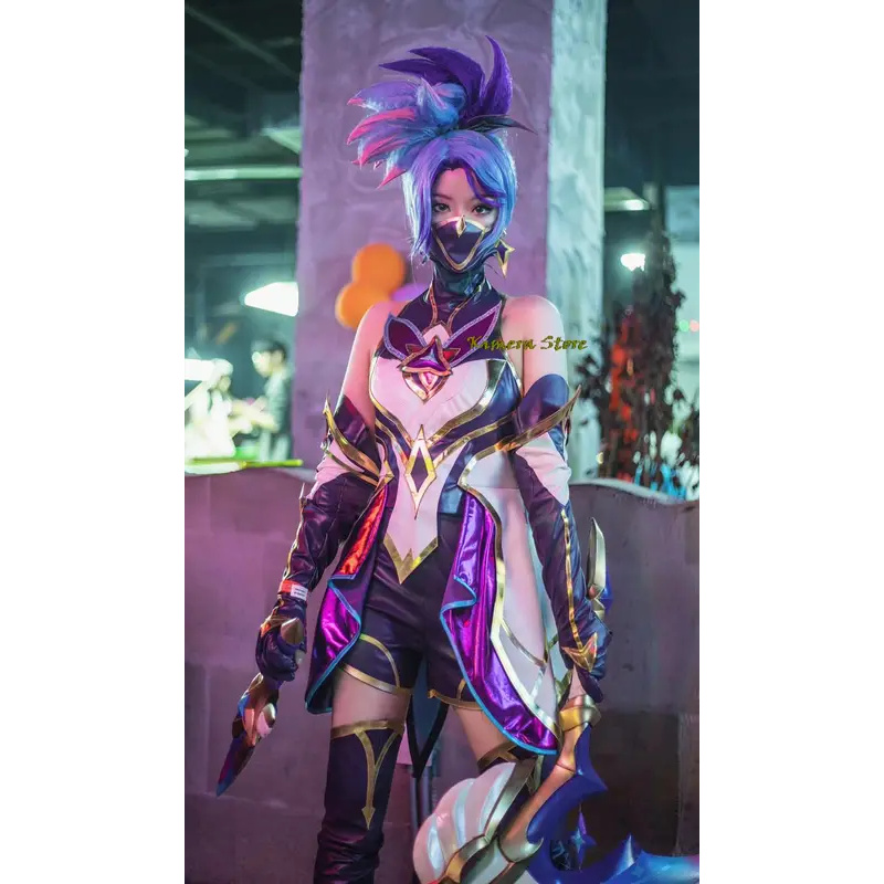 Party Games Youtube - Oyun LOL Yıldız Koruyucu Akali Cosplay