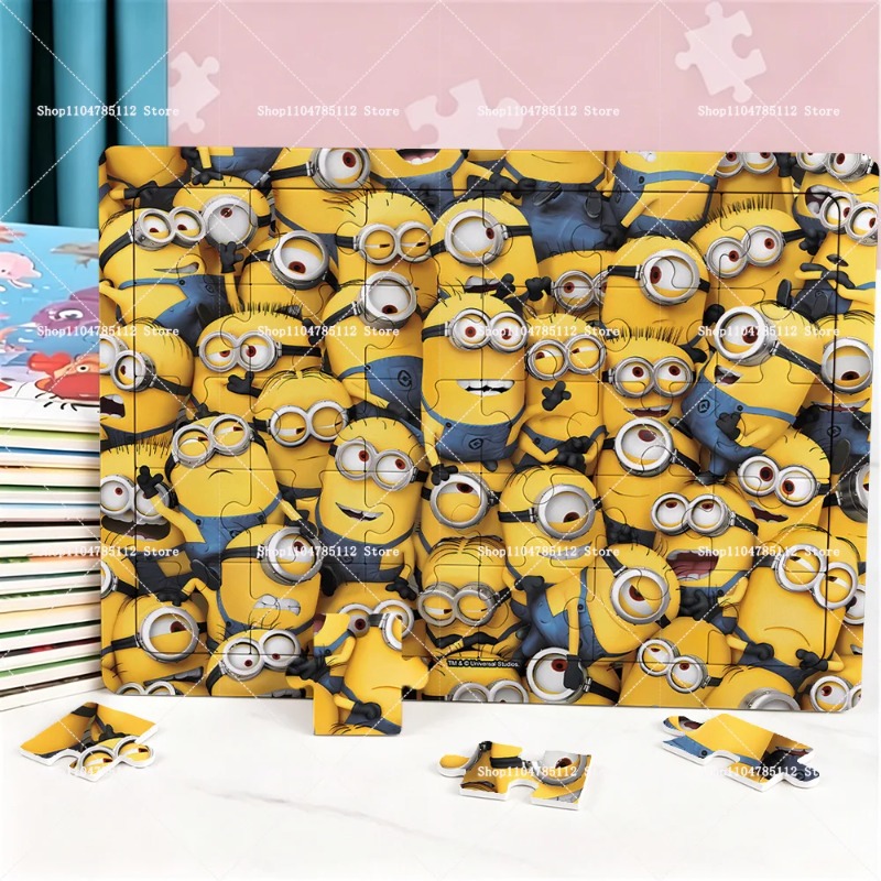 Party Games Simple - 2026 Minionlar Yapboz Çizgi Film Anime