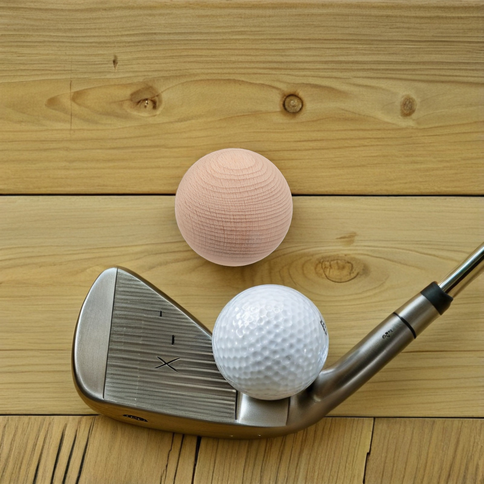 Croquet Set Lawn - 6 Adet Ahşap Kroke Topları Açık