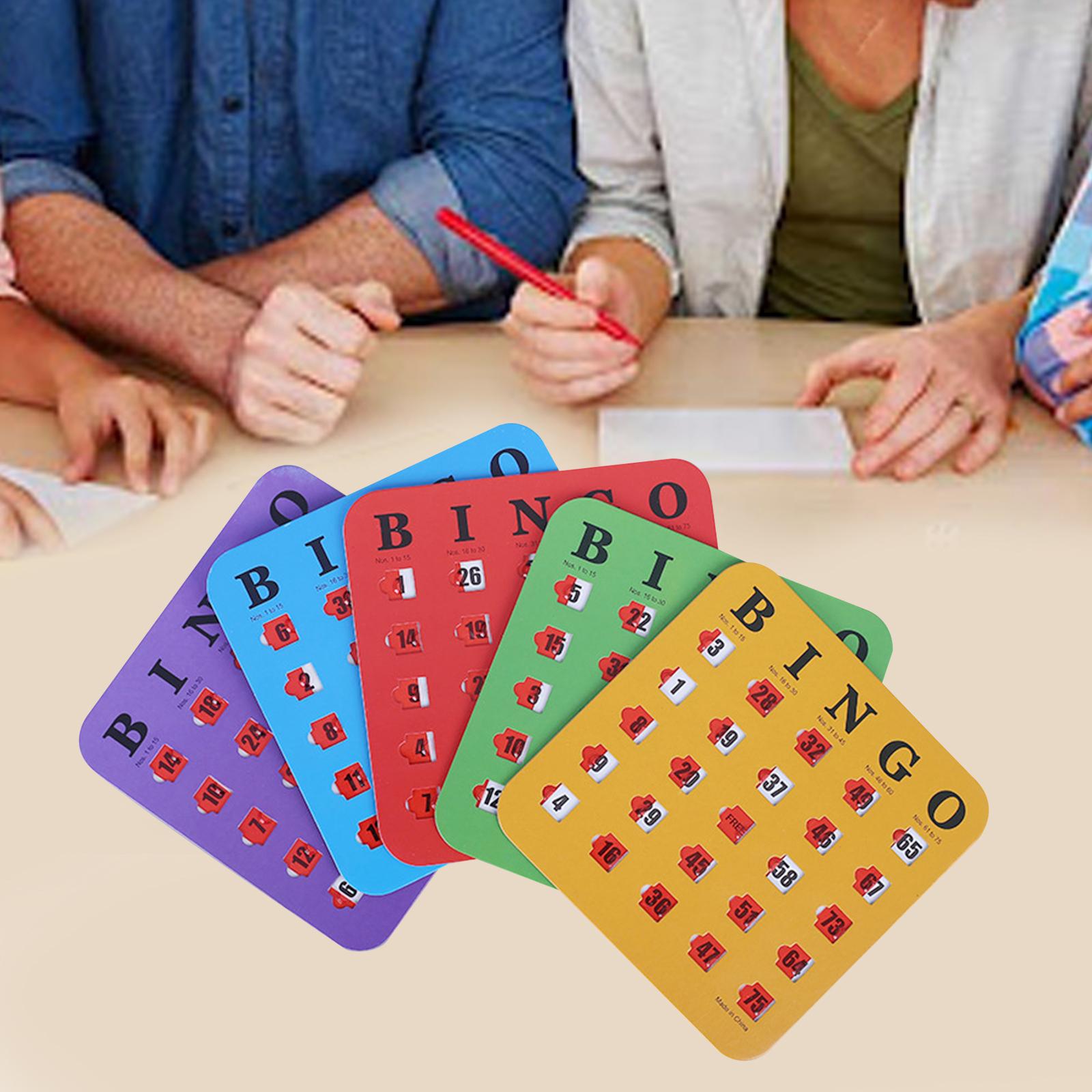Party Games For Large Groups - 5 Parça Bingo Oyun Kartları Büyük