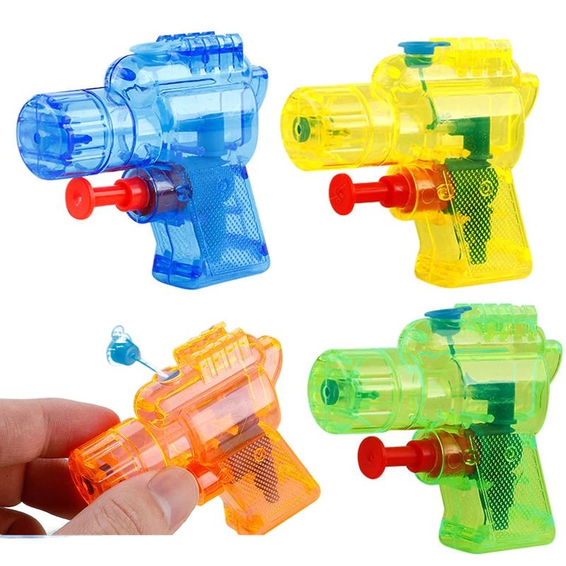 Party Games Simple - 5/10 adet Mini püskürtme tabancası şeffaf