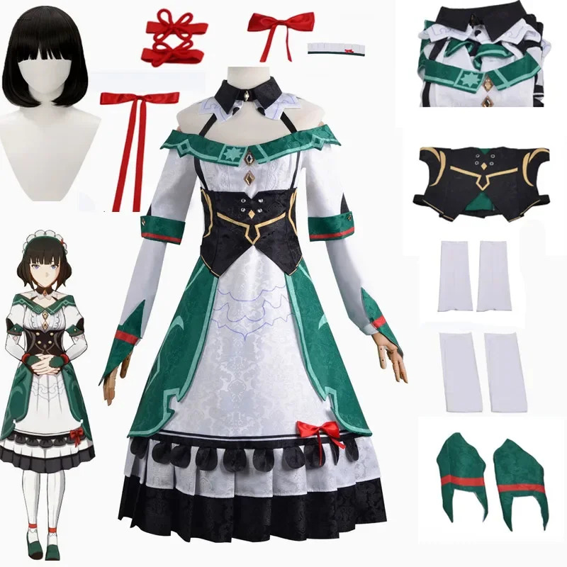 Party Games Youtube - 2026 Genshin Impact Katheryne Cosplay Kostüm