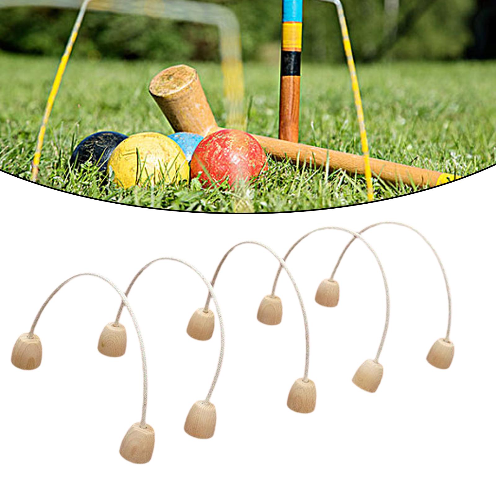 Croquet Set Lawn - Ahşap Krok Seti, Açık Hava Gateball