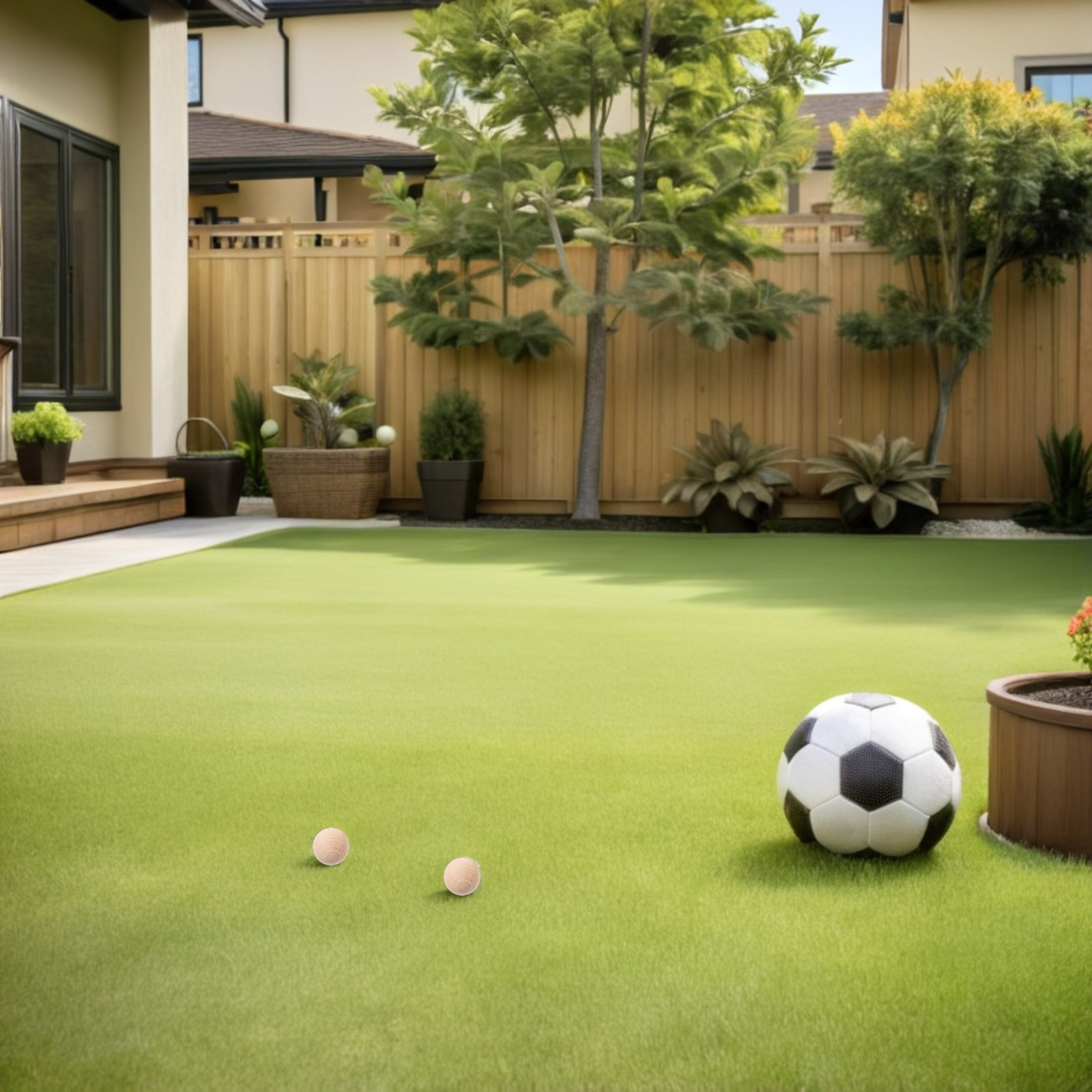 4 adet kroket topları doğal ah - Croquet Set Lawn incelemesi ve fiyatı