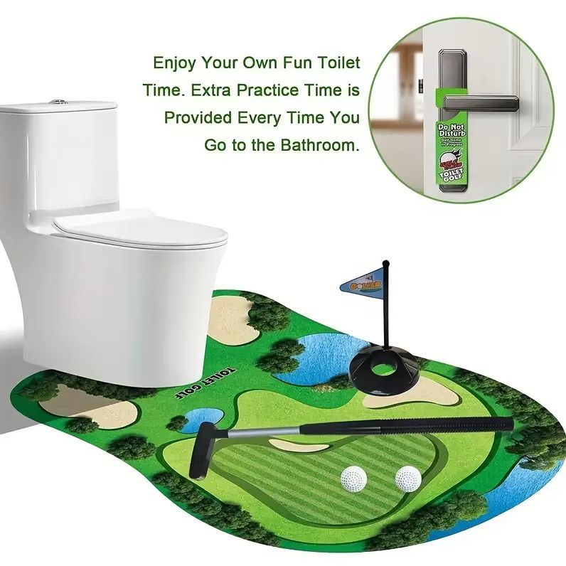 mini tuvalet golf oyuncak seti - Party Games Golf incelemesi ve fiyatı