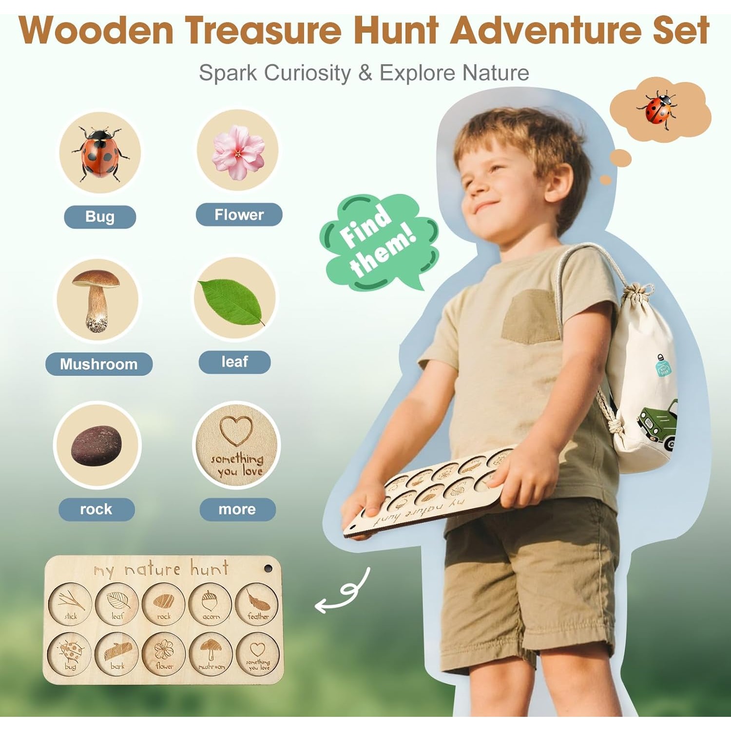 Çocuklar için Böcek Yakalama S - Scavenger Hunt Card incelemesi ve fiyatı
