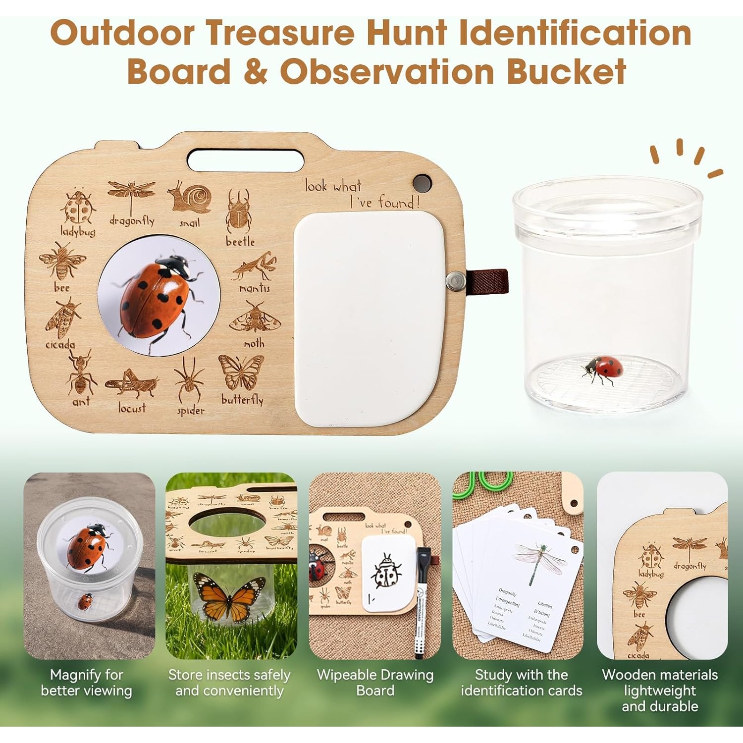 Çocuklar için Böcek Yakalama S - Scavenger Hunt Card incelemesi ve fiyatı